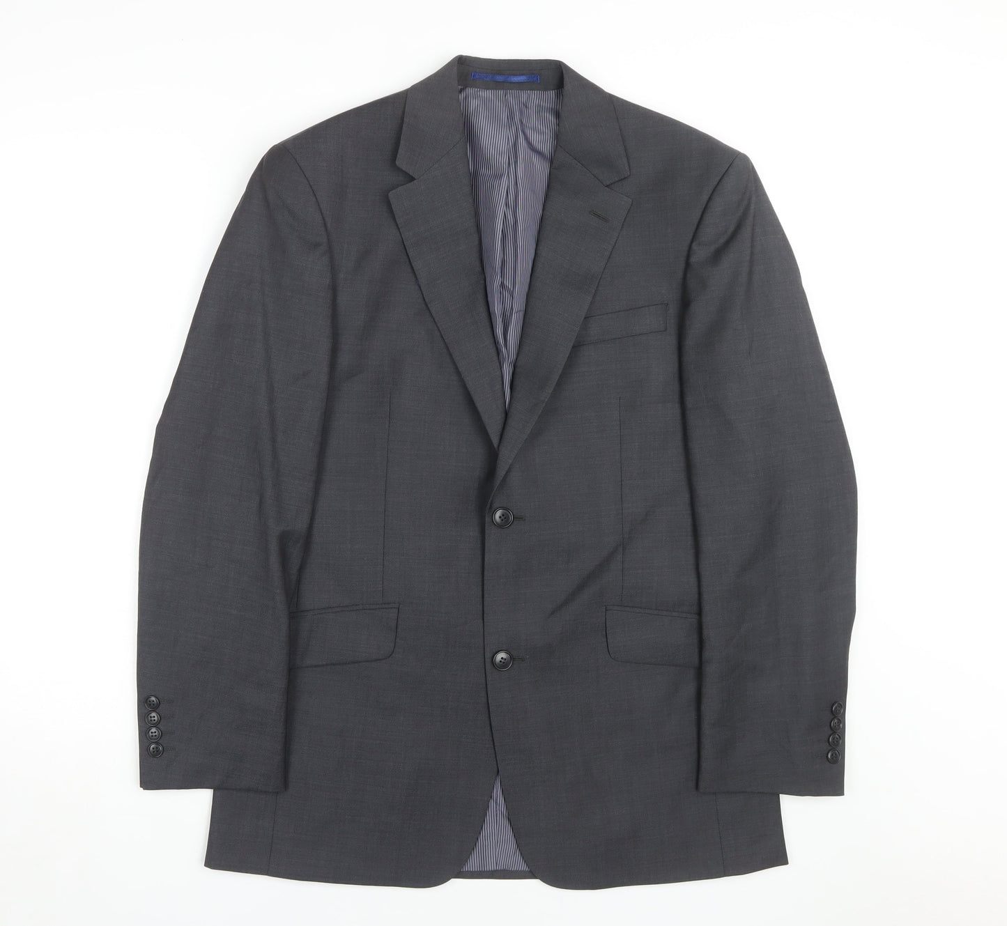 Daniel Hechter Men's Grey Blazer, Size 38 Regular Fit