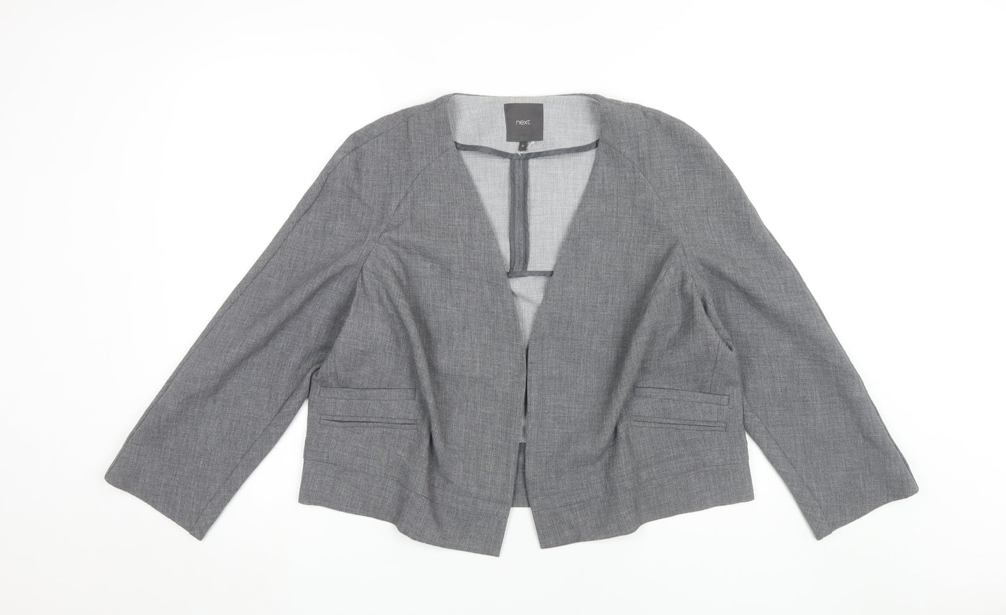 Next Women's Grey Blazer, Size 18, Business Casual
