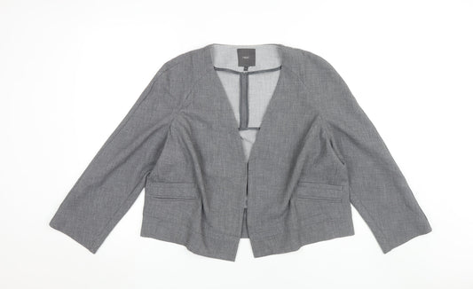 Next Women's Grey Blazer, Size 18, Business Casual