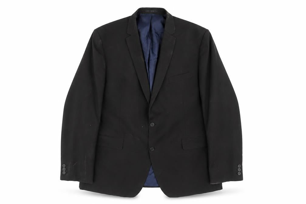 Scott & Taylor Men's Black Blazer, 48, Formal Jacket
