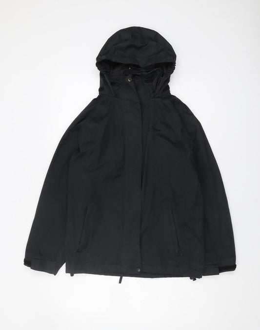 Hi Gear Boys Black Parka Jacket Age 11 Waterproof