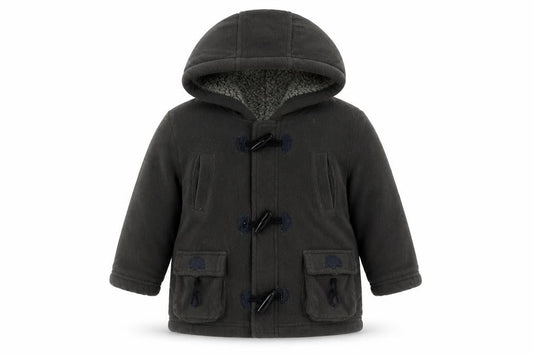 Pumpkin Patch Unisex Green Duffle Coat, 24 Months, Winter Warm