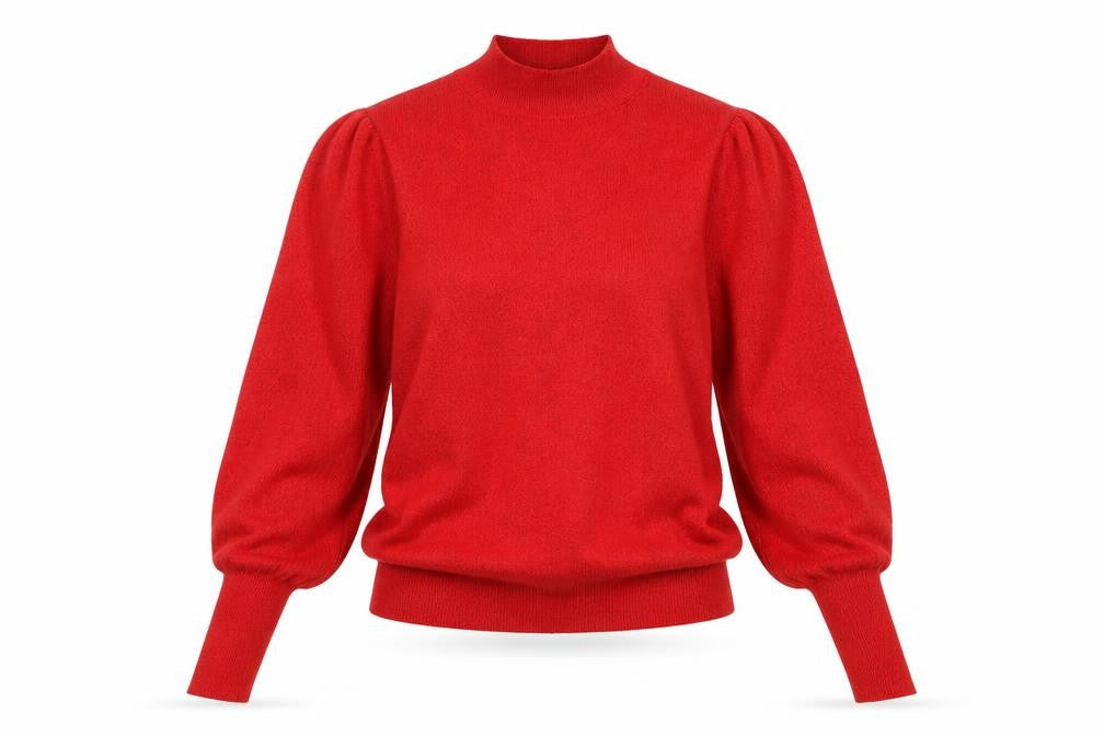Marks & Spencer Women's Red Pullover Jumper High Neck