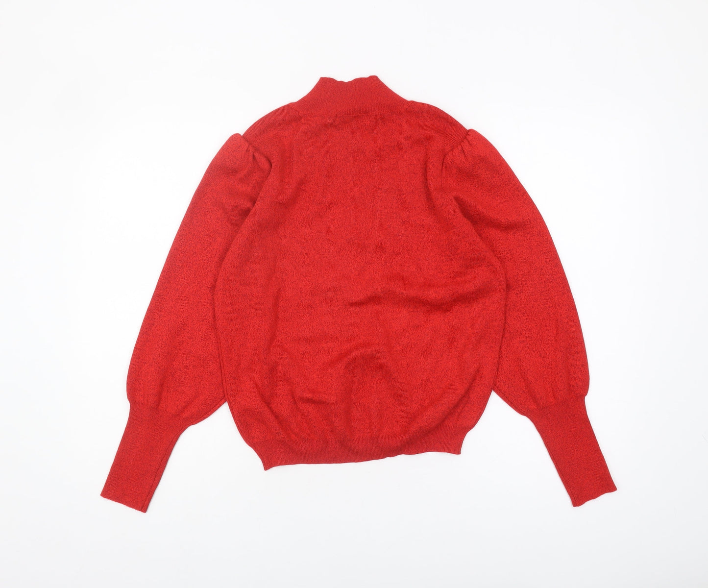 Marks and Spencer Women's Red Pullover Jumper High Neck
