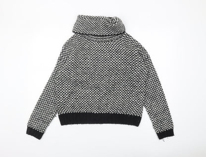 New Look Women's Black Cowl Neck Pullover M