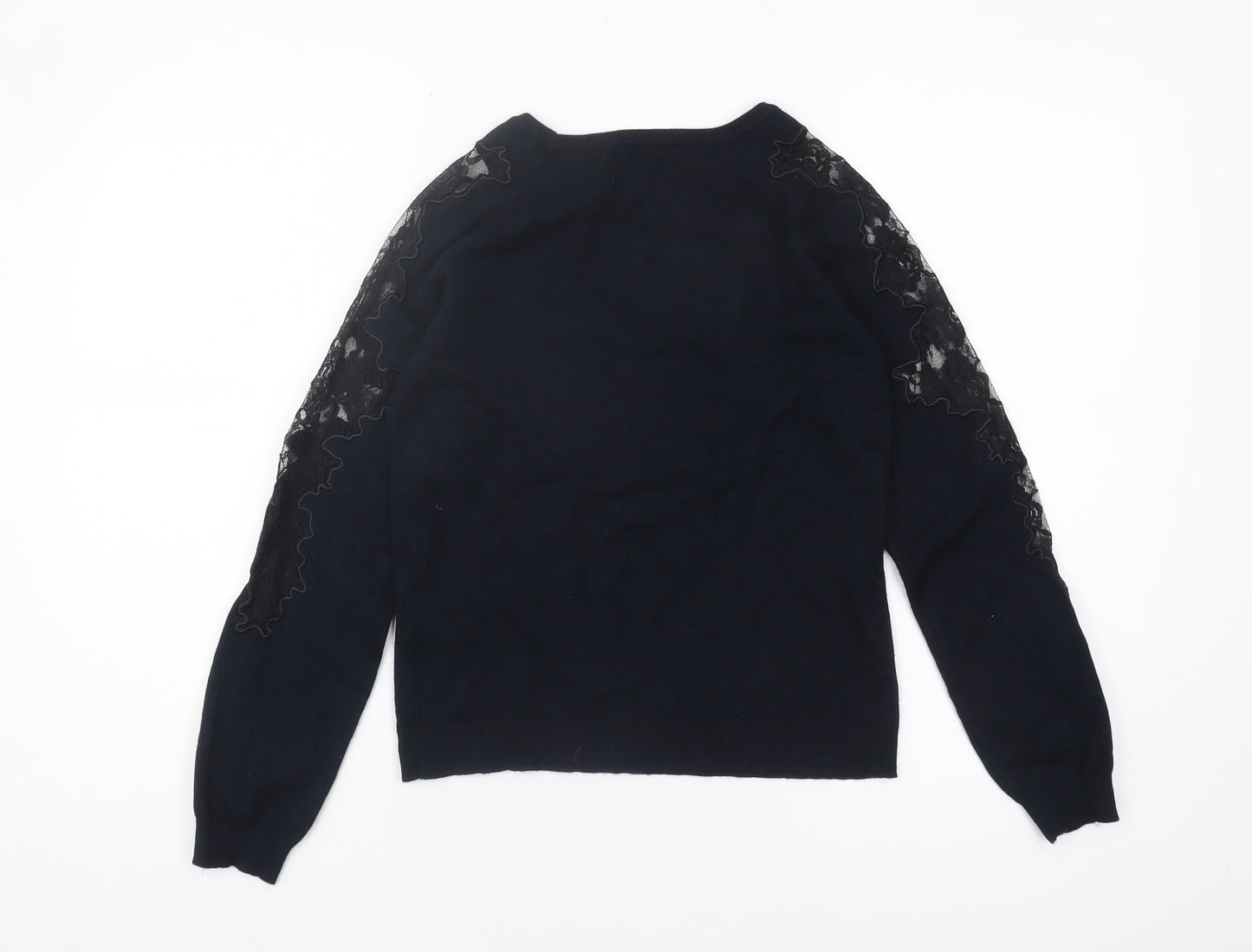 Debenhams Women's Black Pullover Jumper Size 8 Petite