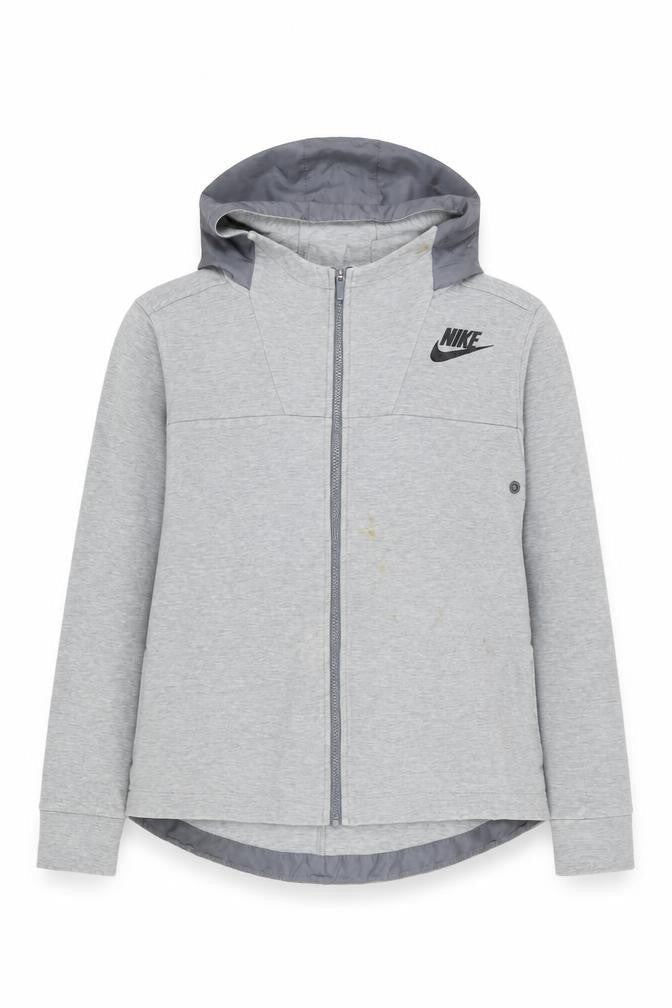 Nike Women's Grey Full Zip Hoodie S