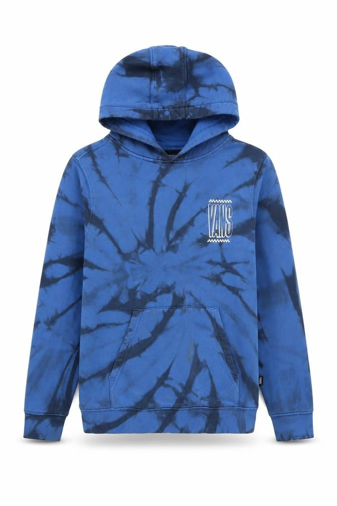 Vans Boys Blue Tie-Dye Pullover Hoodie, Size S