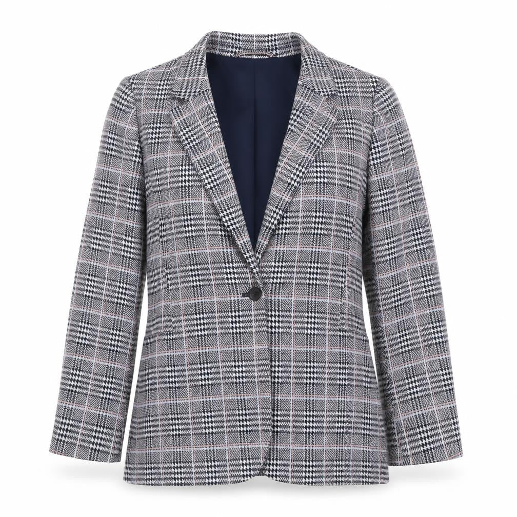 GAP Women's Regular Check Blazer, Size 10