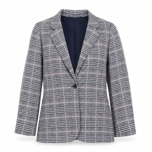 GAP Women's Regular Check Blazer, Size 10