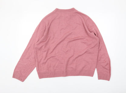 Back view of Honor Millburn Women's Pink L jumper