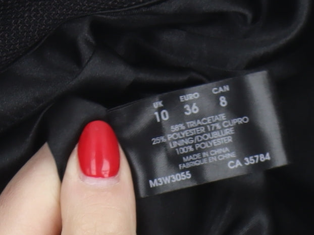 Planet Women's Black Blazer Size 10, Regular Fit