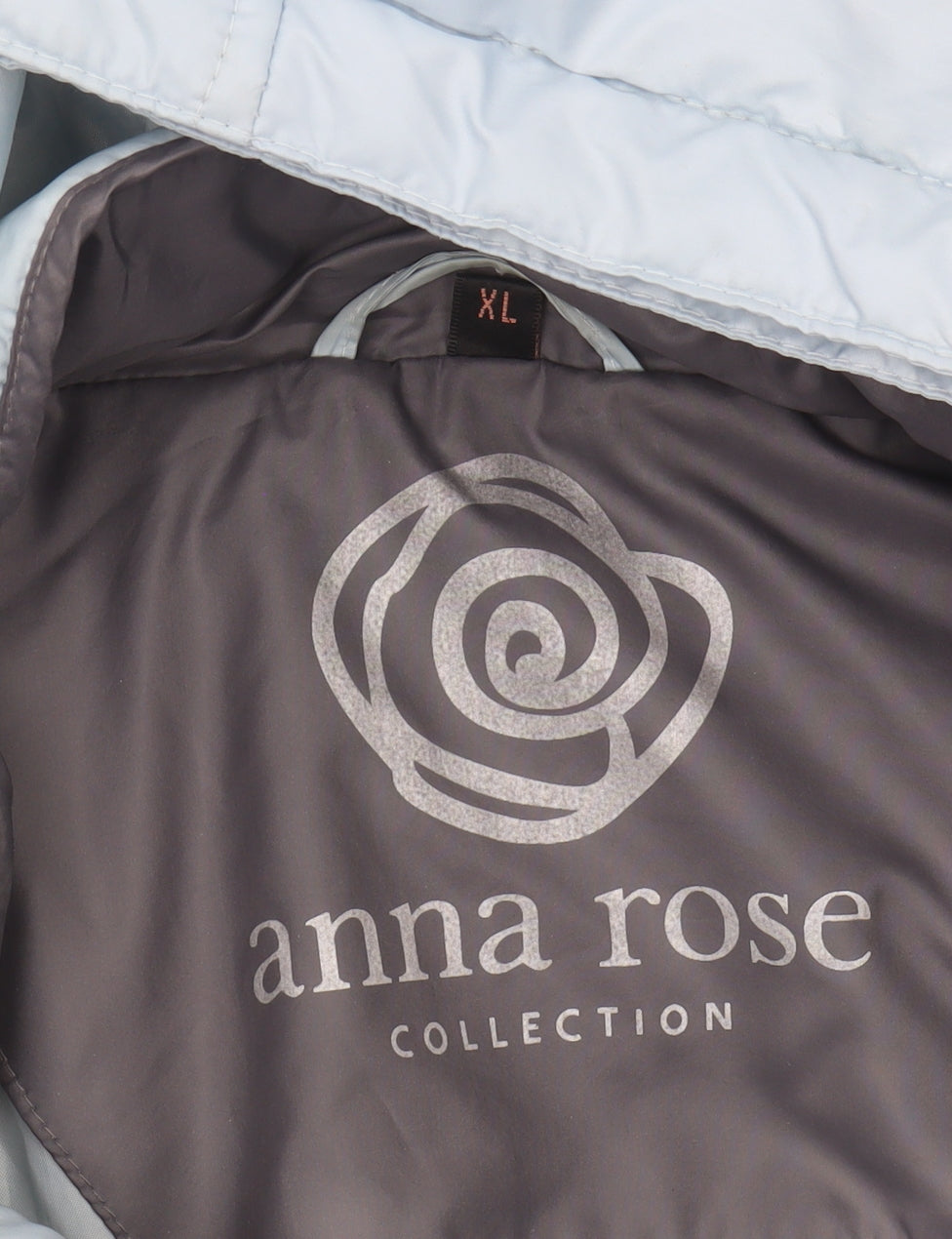 Anna Rose Women's Blue Quilted Jacket XL