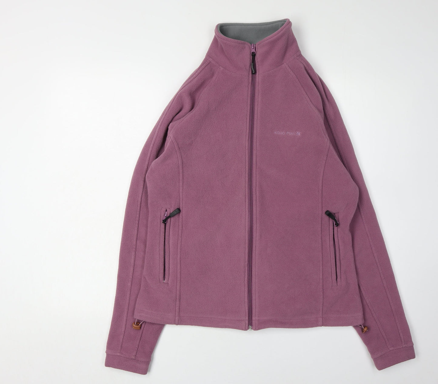 Koko Pink Women’s Purple Fleece Jacket Size 12
