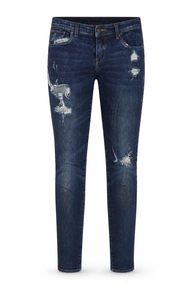 Abercrombie & Fitch Women's Blue Skinny Jeans Size 4