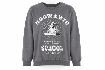 George Womens Harry Potter Grey Pullover Sweatshirt M