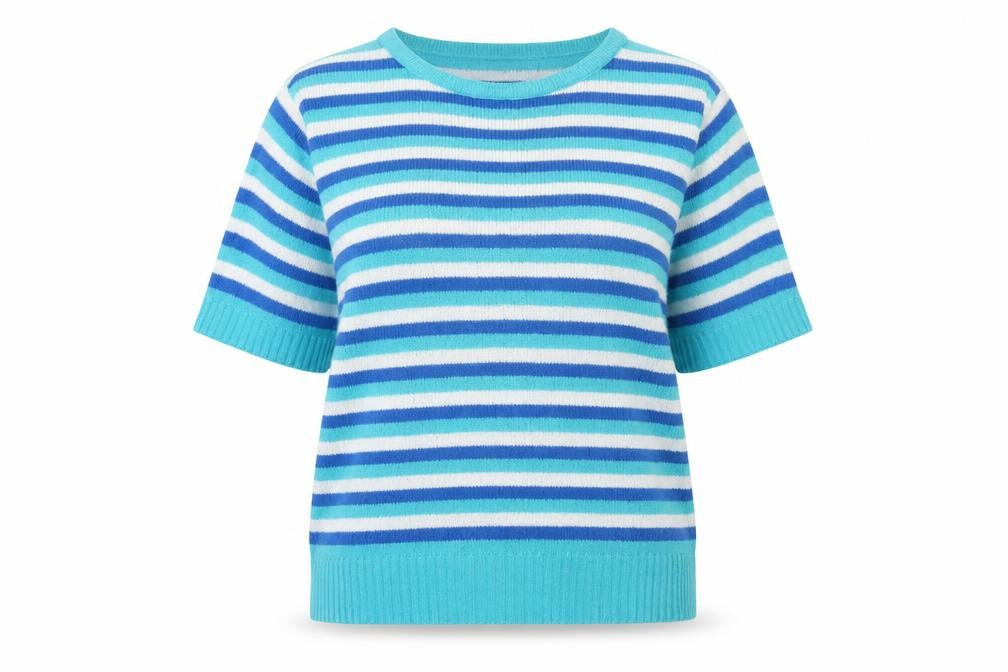 Honor Millburn Women's Blue Striped Jumper M
