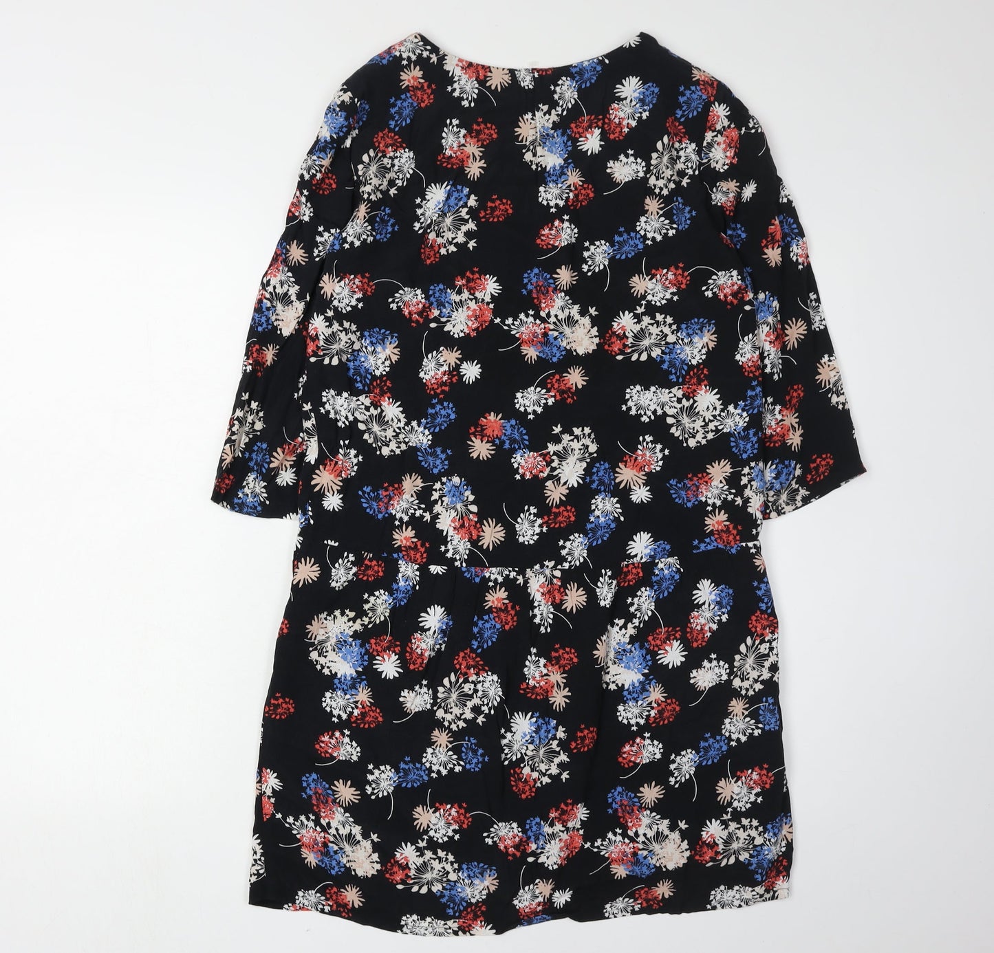 Comptoir des Cotonniers Women's Black Floral Dress