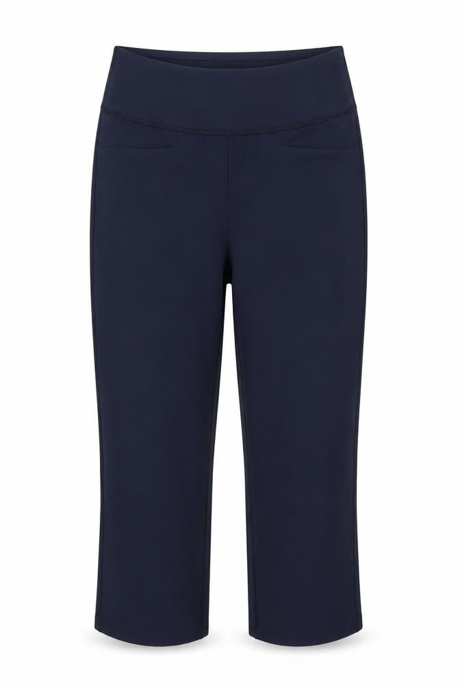 Puma Women's Blue Cropped Gym Trousers Size 8