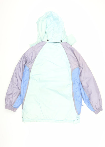 Back view of Active Club girls’ multicoloured puffer jacket, size 11