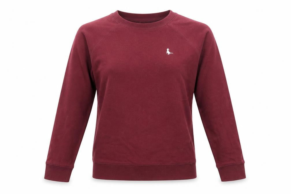 Jack Wills Women's Red Crew Neck Sweatshirt Size 8