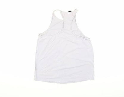 The Mens Upside White Tank Top S Gym Cotton Blend