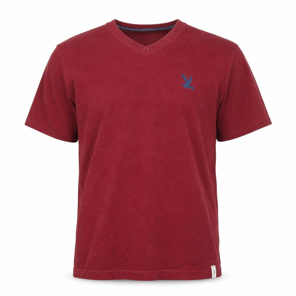 Country Casuals Double O Men's Red XL V-Neck T-Shirt