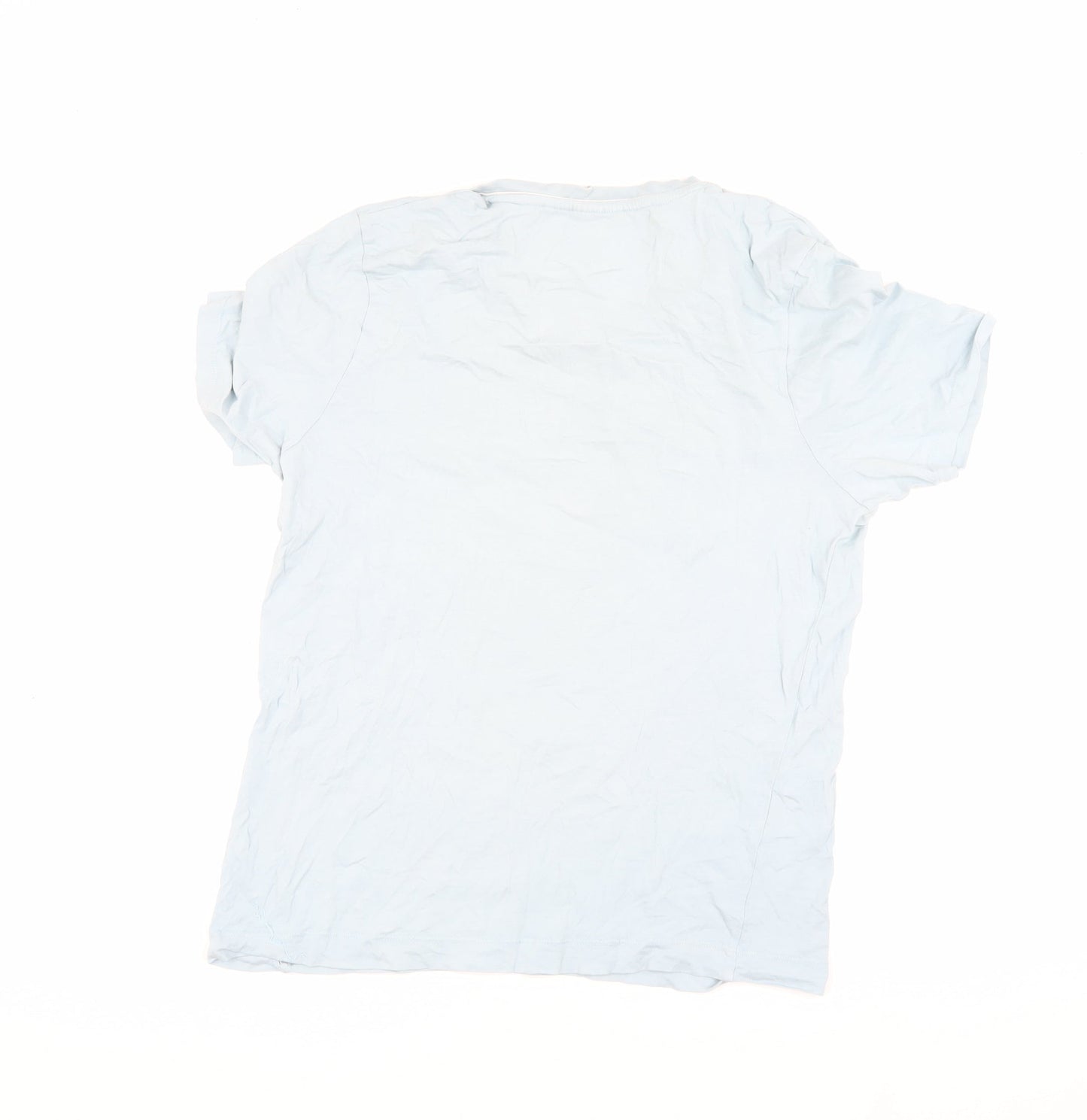 Slazenger Men's Blue V-Neck T-Shirt, Size S