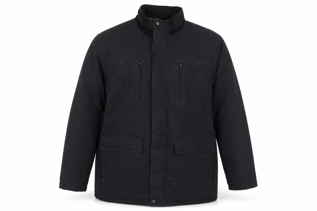 Paul Berman Men's Black XL Jacket with Zipped Pockets