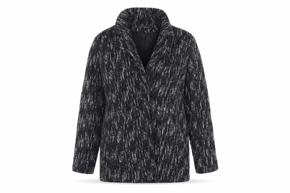Miss Selfridge Women's Black Long Sleeve Coat