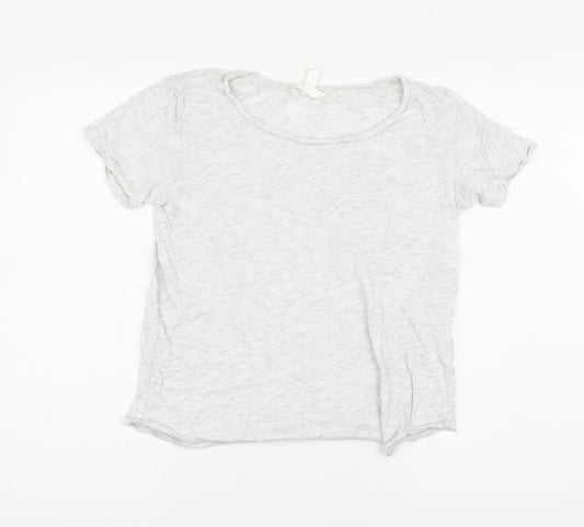 H&M Women's Grey Basic T-Shirt XS