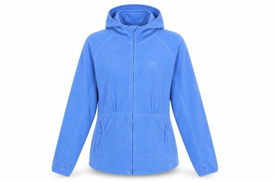 Trespass Women's Blue Fleece Jacket XL Hooded Casual