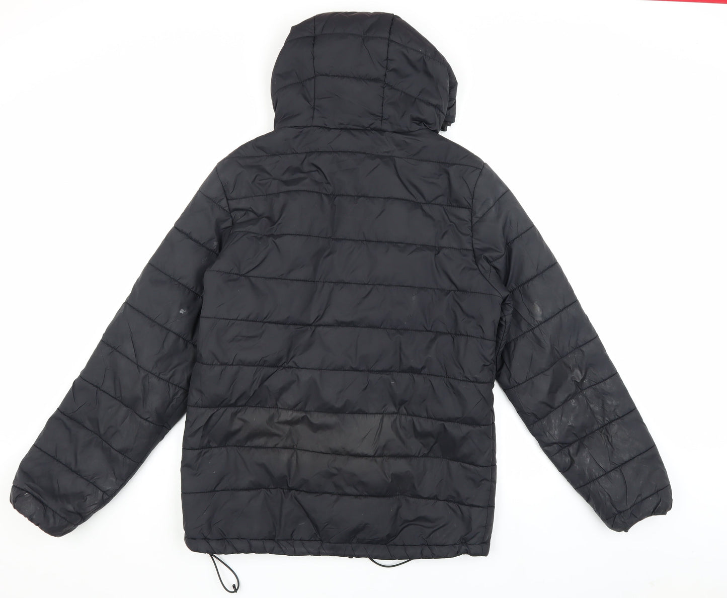 Peter Storm Men's Black Puffer Jacket XS Hooded Outdoor