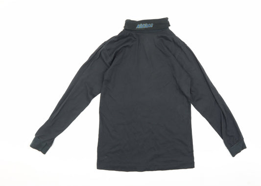 Unisex Black Long Sleeve Top - Size S