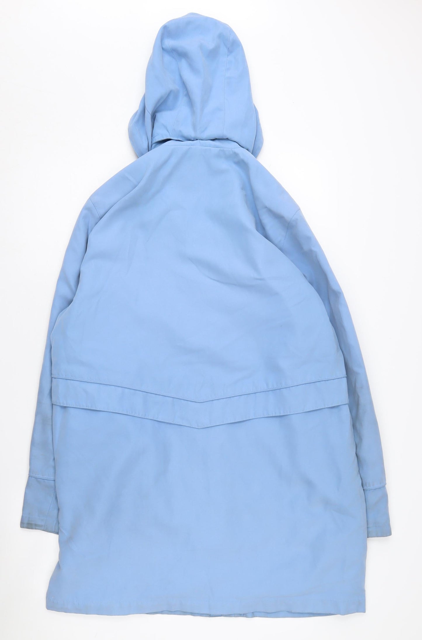 Dannimac Women's Blue Parka Jacket, Mid-Length, M, Hooded