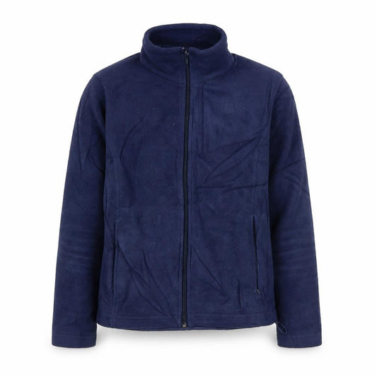 Front view of Hi Gear boys’ blue basic jacket 11-12 years