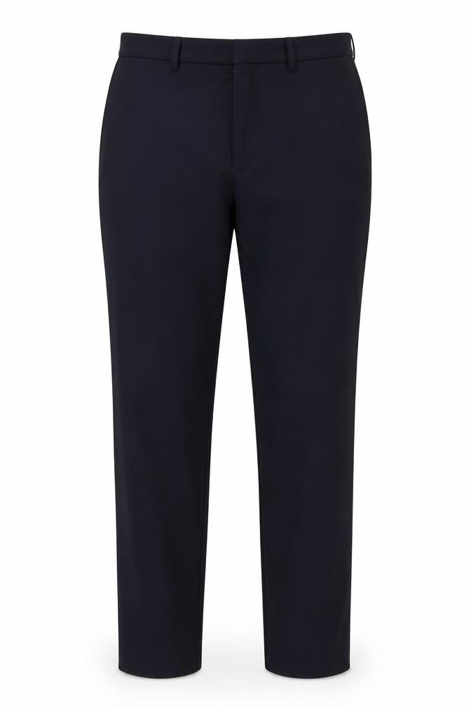 Topman Men's Blue Regular Fit Trousers, Size 36R