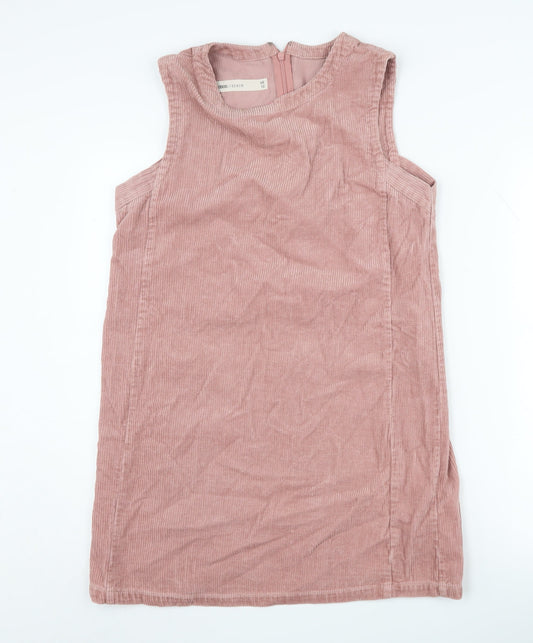 ASOS Women's Pink Corduroy Shift Dress Size 10