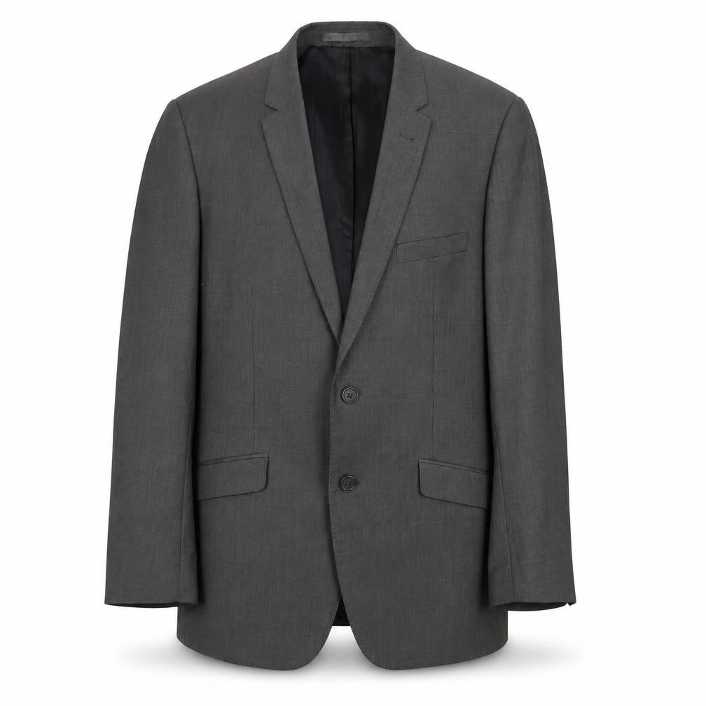 Avenue Men's Grey Blazer 40R Regular Fit Formal