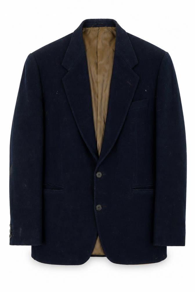 Calibre Men's Blue Wool Blazer 38R Two-Button Classic