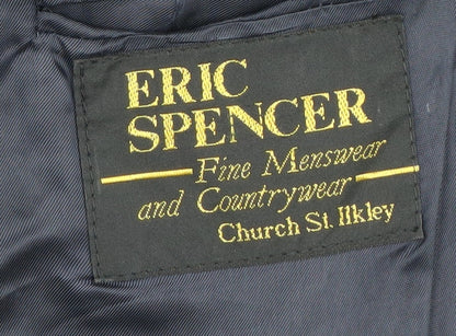 Eric Spencer Men's Blue Suit Jacket 46 Regular