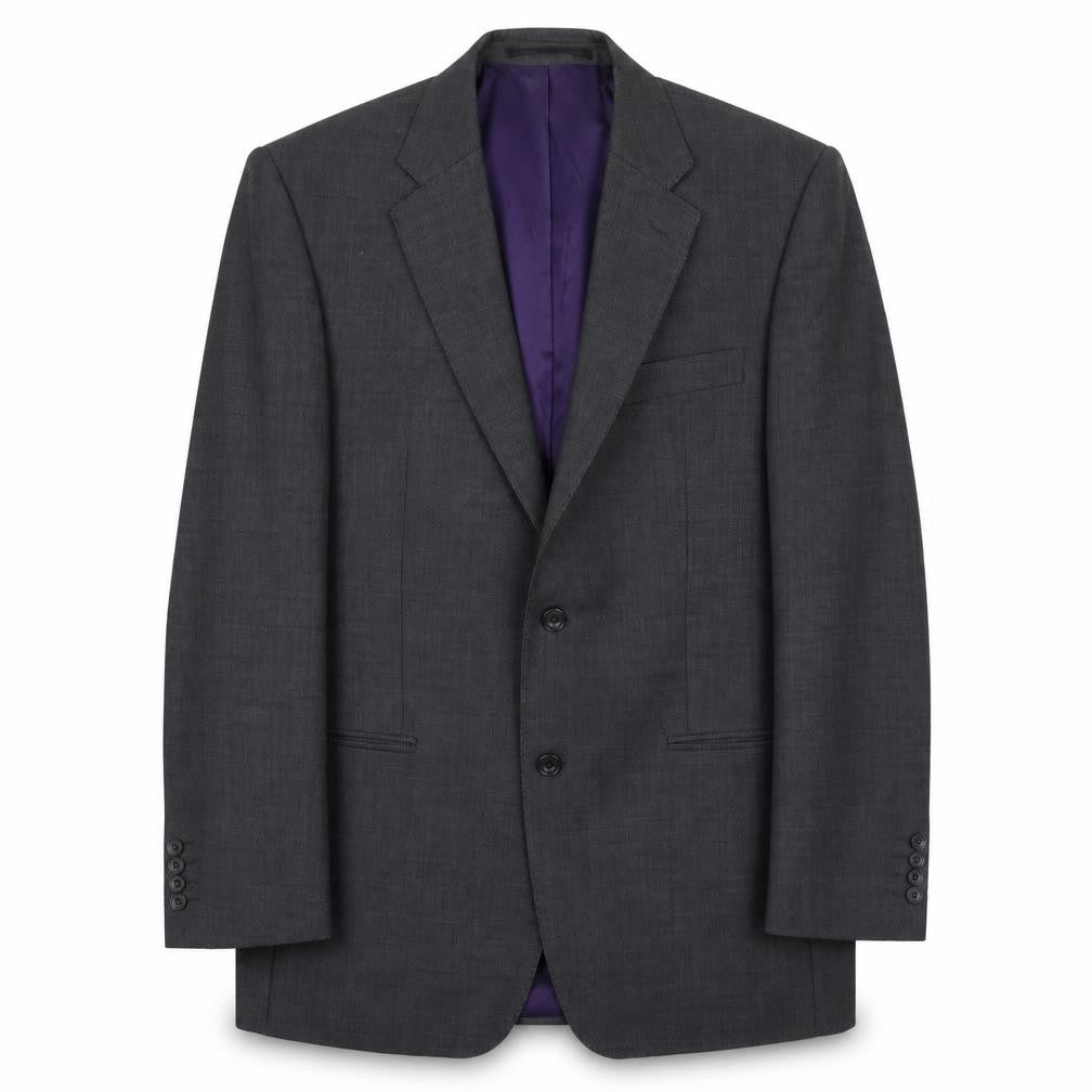Paul Costelloe Men's Grey Regular Fit Blazer, Size 40R