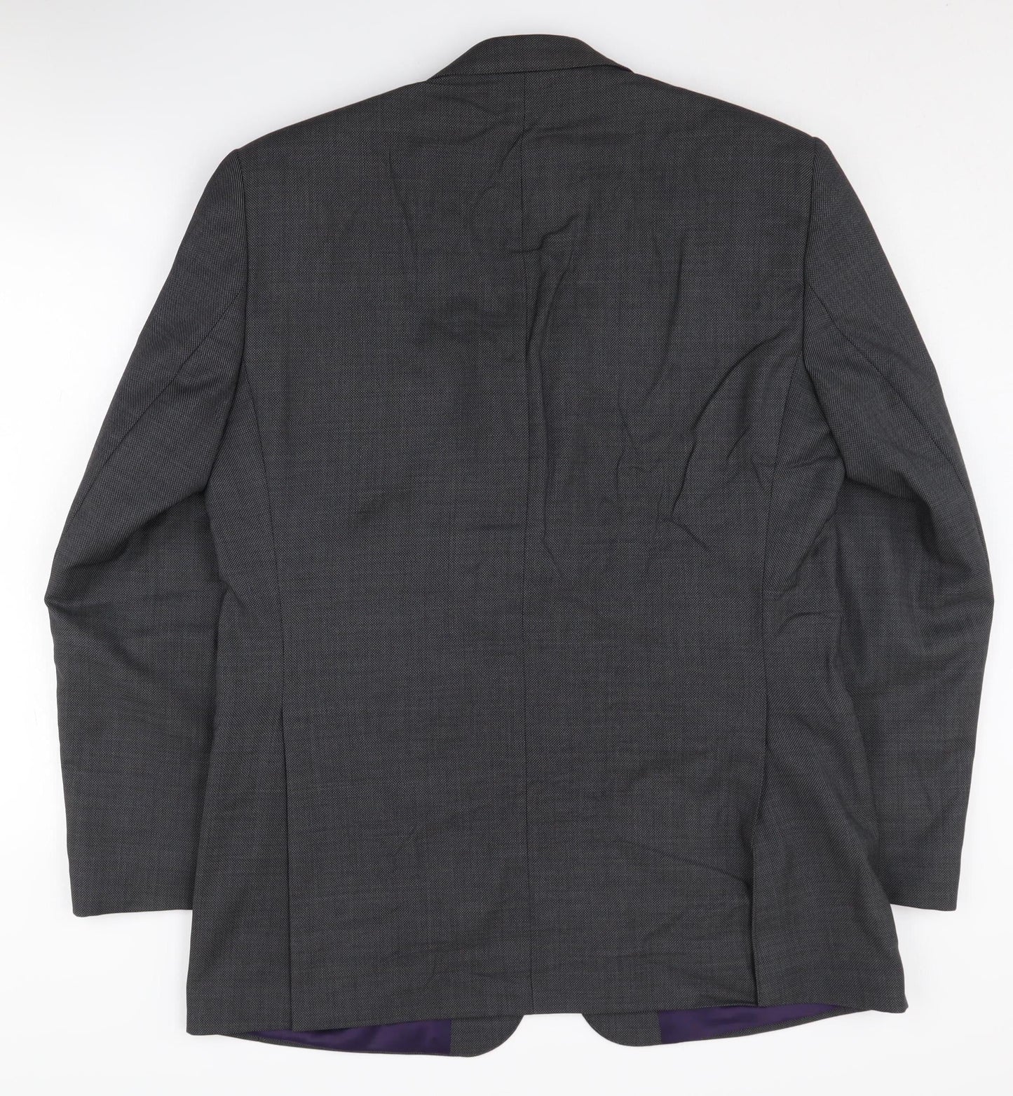 Paul Costelloe Men's Grey Regular Fit Blazer, Size 40R