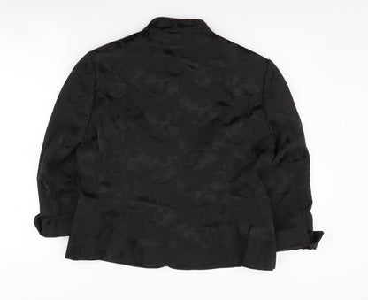 Back view of Dunnes Black Blazer Women's, size 14