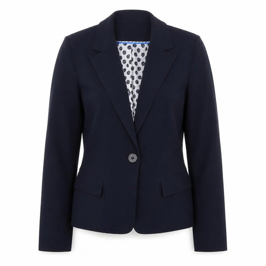 Debenhams Women's Blue Blazer Size 10 Notch Lapel