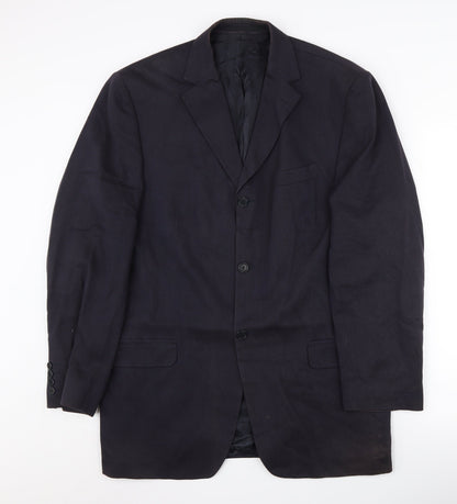 Pierre Cardin Men's Blue Suit Jacket 40L