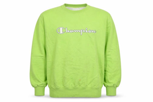Champion Men's Green Pullover Sweatshirt L