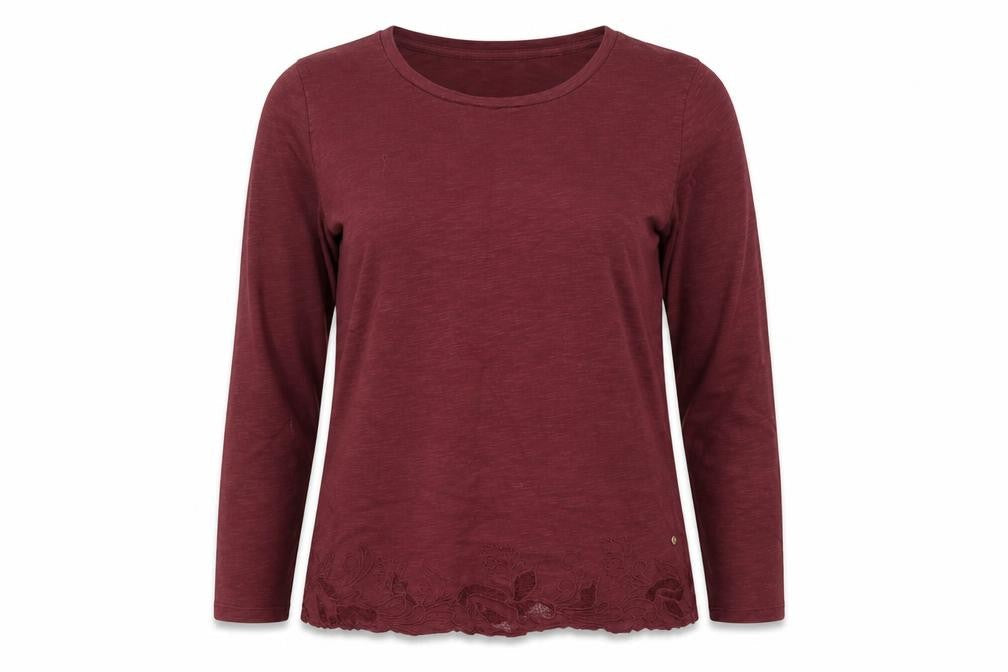 Superdry Women's Red Long Sleeve T-Shirt, Size 14