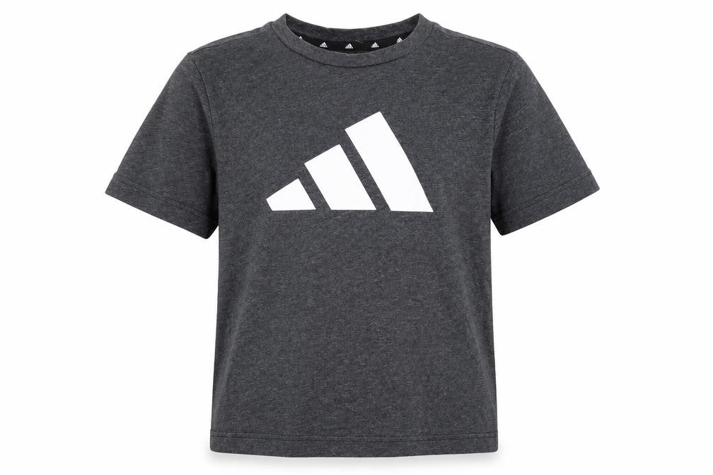 Adidas Boys Grey Graphic T-Shirt, 6-7 Years