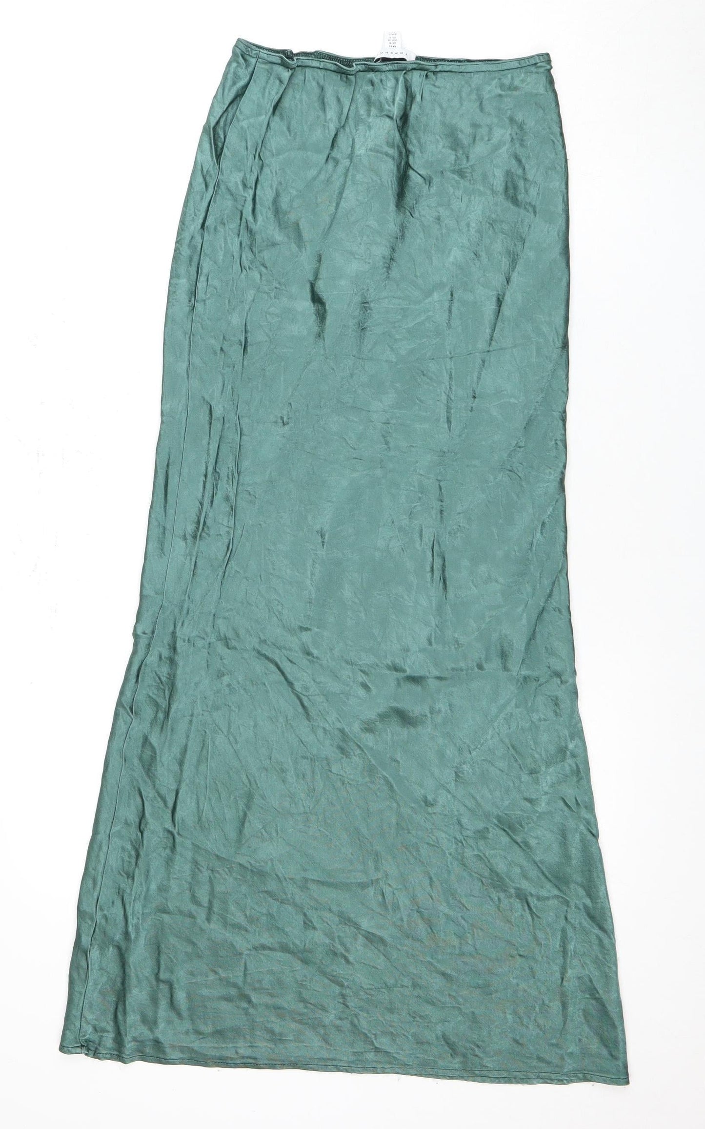 Topshop Women’s Green Long Skirt Tall Size 8